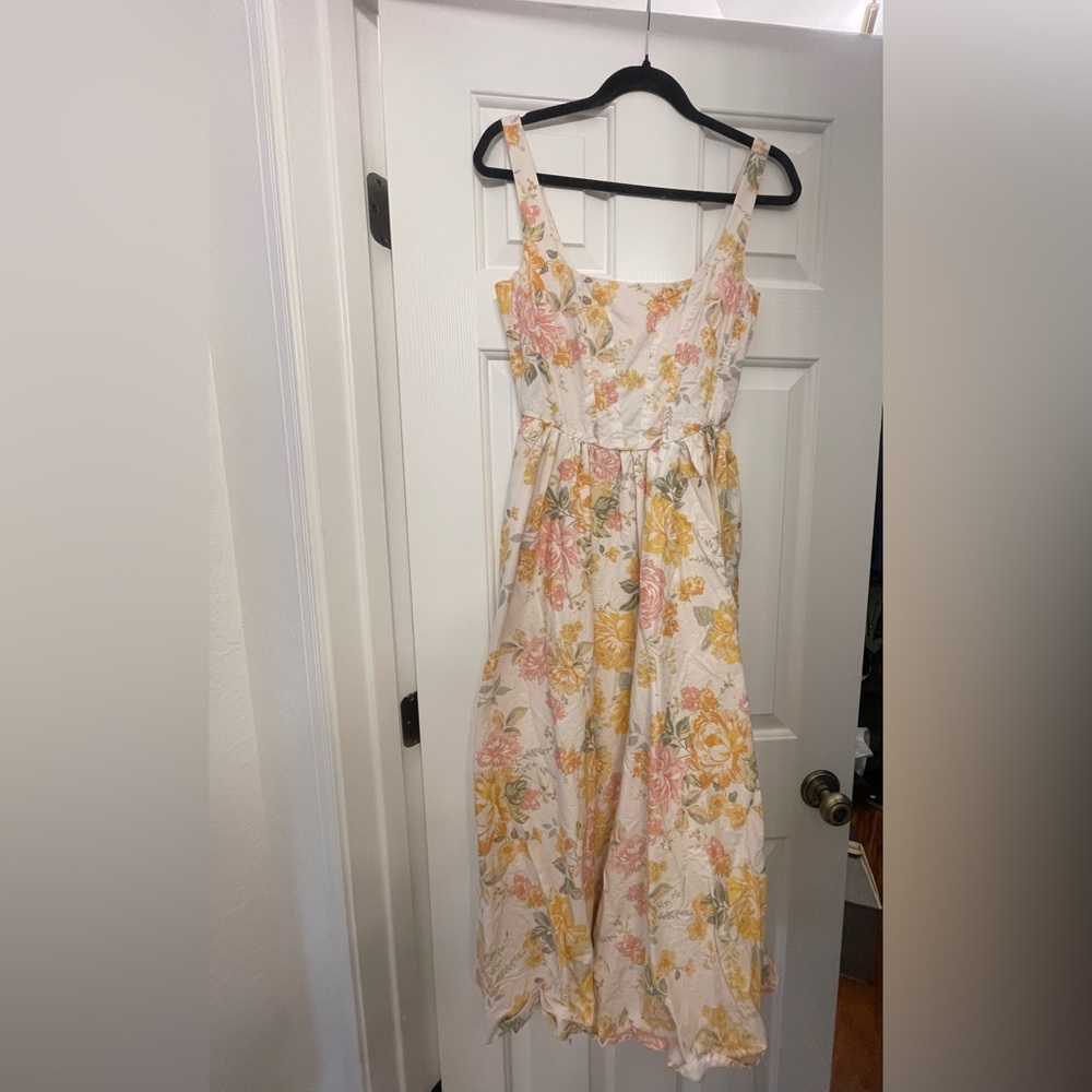 Floral corset dress